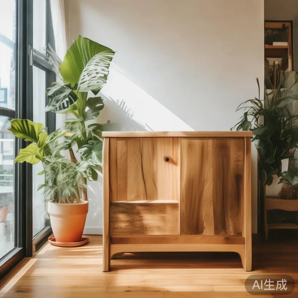 How Singapore's Humidity Affects Your Solid Wood Scandinavian Furnitur — corner of a small condo apartment with wooden fl
