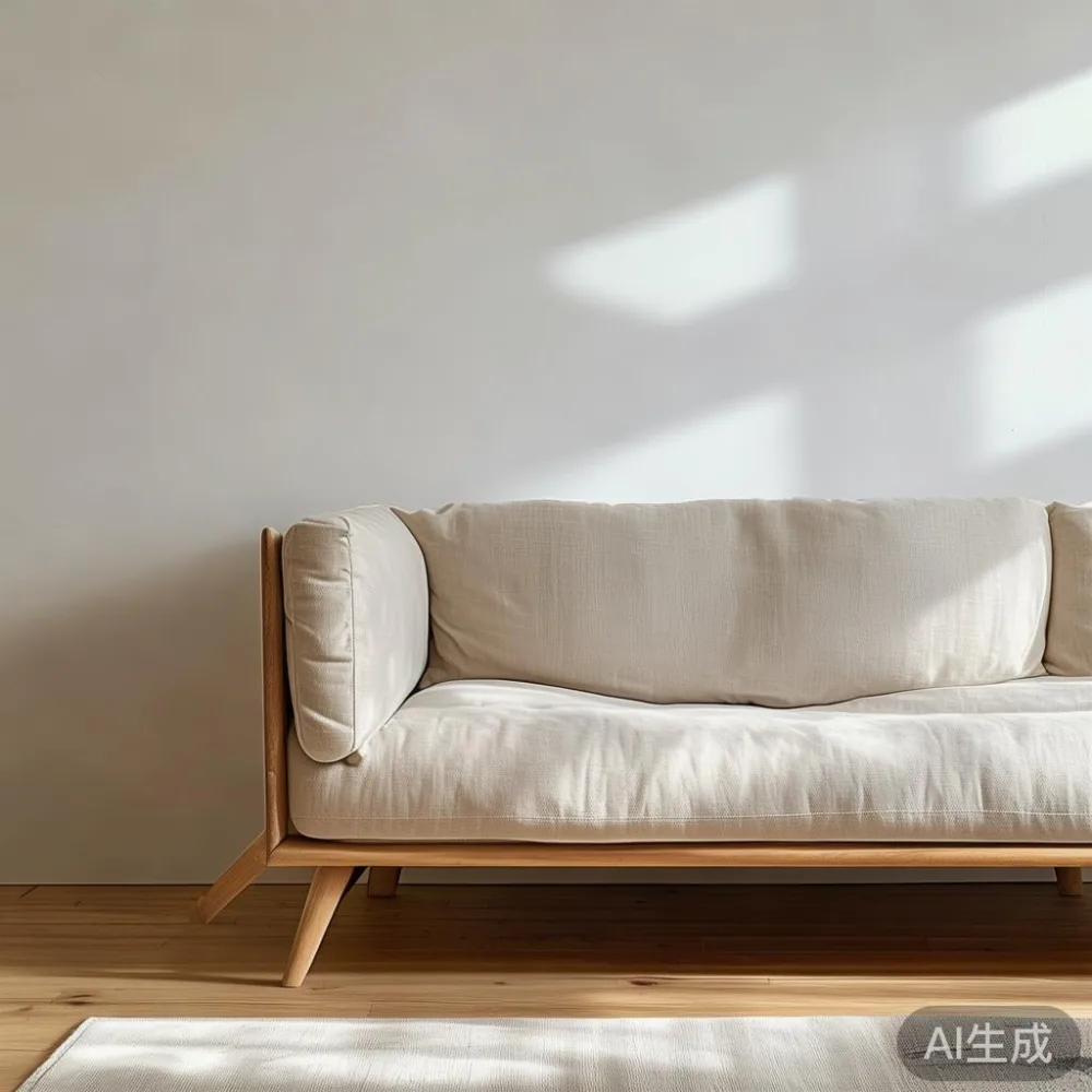 Humidity and Solid Wood Furniture in Singapore: What Tampines, Bedok a — staged against a plain wall with a linen sofa ne