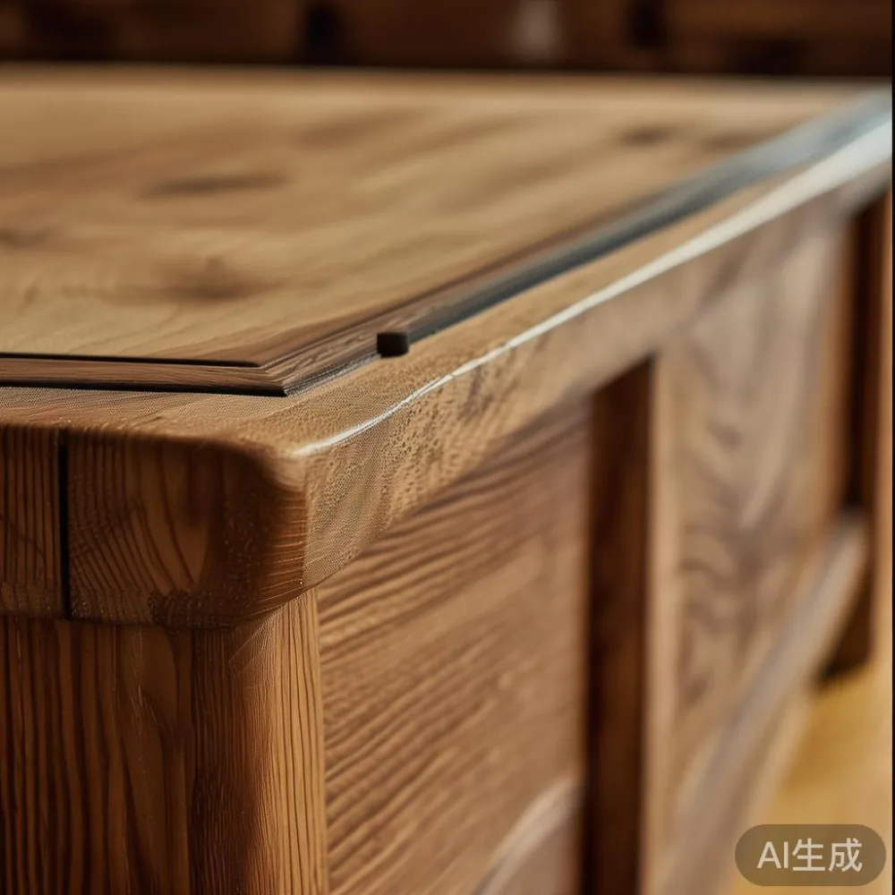 Understanding Furniture Warranties: A Singapore Homeowner's Guide — close-up of the grain and joinery detail, shallo